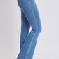 Flare Flap Back Pocket Jeans
