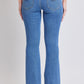 Flare Flap Back Pocket Jeans