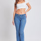 Flare Flap Back Pocket Jeans