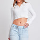 Flare Flap Back Pocket Jeans