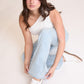 Flare Flap Back Pocket Jeans