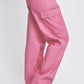 High Rise Straight Leg Cargo Pants