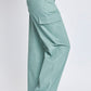 High Rise Straight Leg Cargo Pants