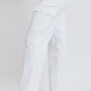 High Rise Straight Leg Cargo Pants