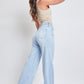 Dream 90s Straight Leg Slit Jeans