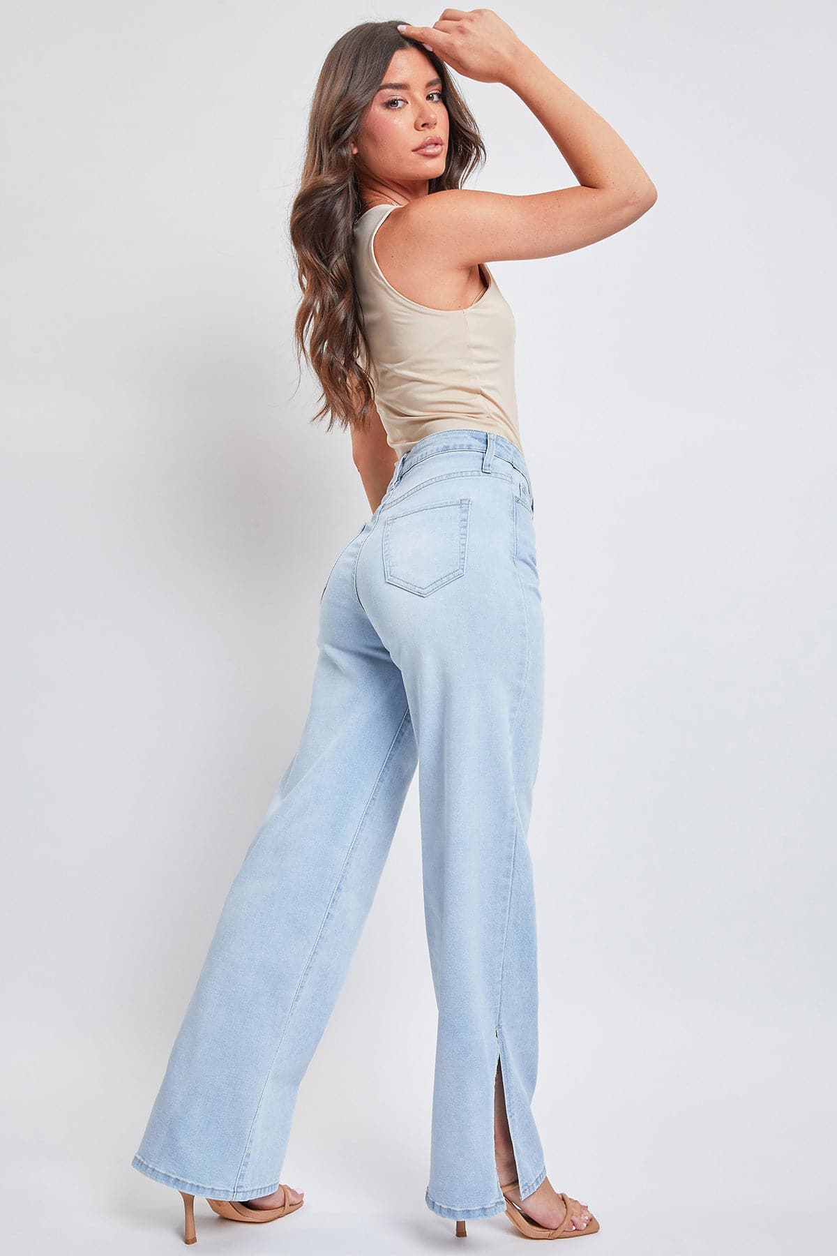 Dream 90s Straight Leg Slit Jeans