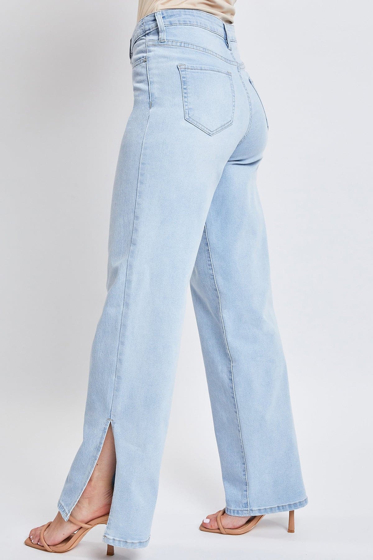 Dream 90s Straight Leg Slit Jeans