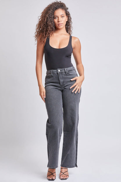 Dream 90s Straight Leg Slit Jeans