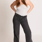 Dream 90s Straight Leg Slit Jeans