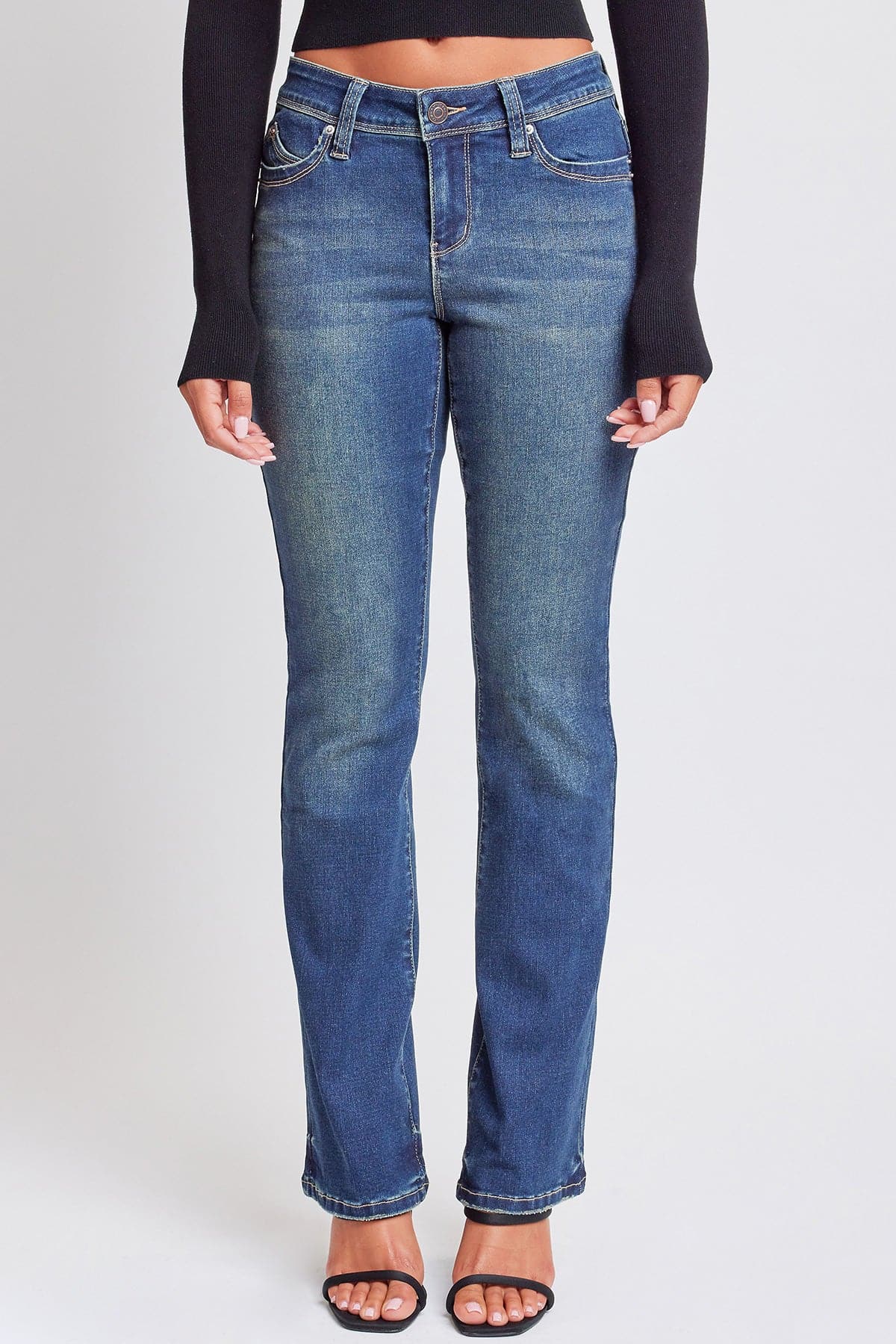 Sustainable WannaBettaButt Mid Rise Bootcut Jeans