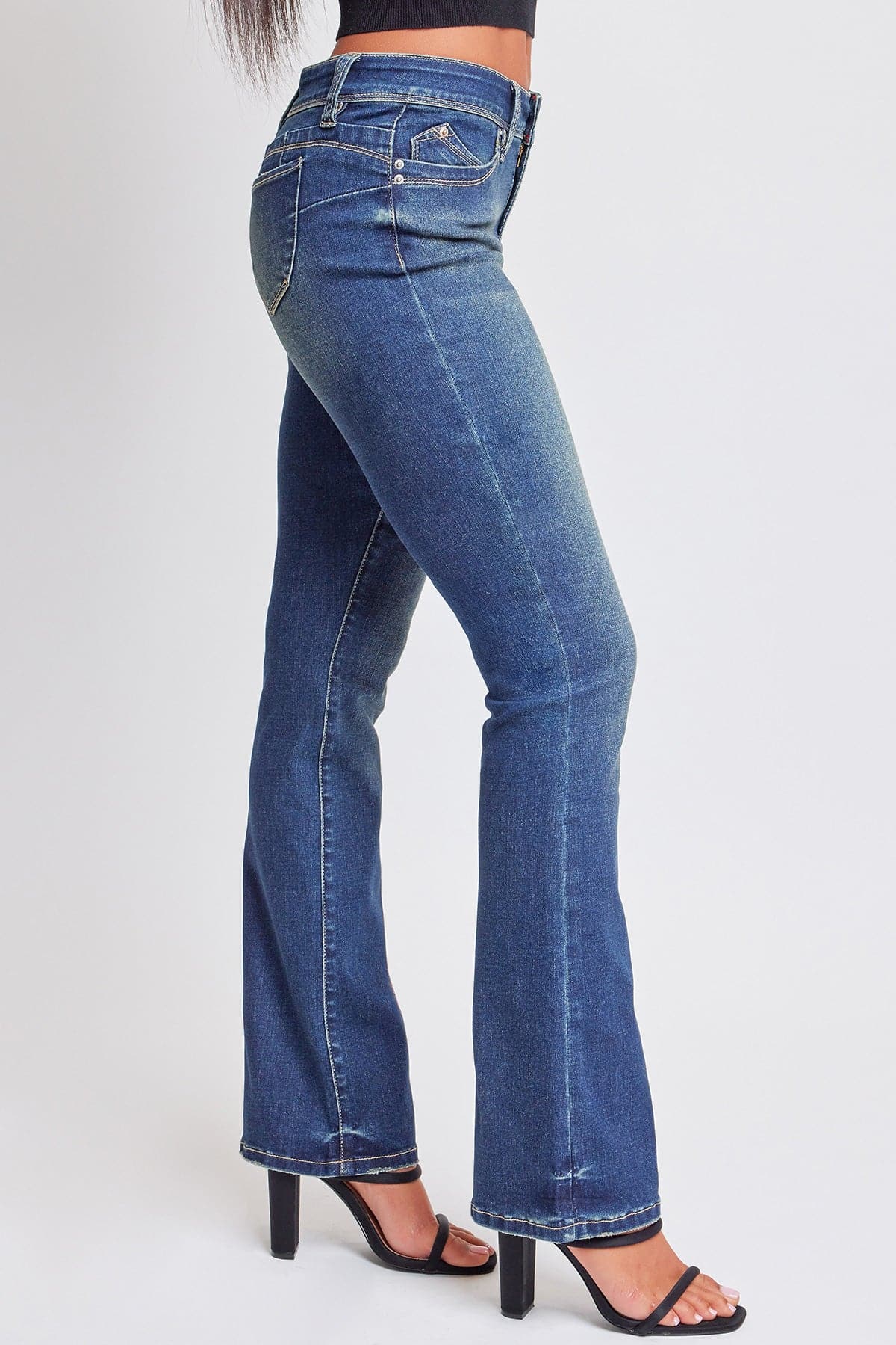 Sustainable WannaBettaButt Mid Rise Bootcut Jeans