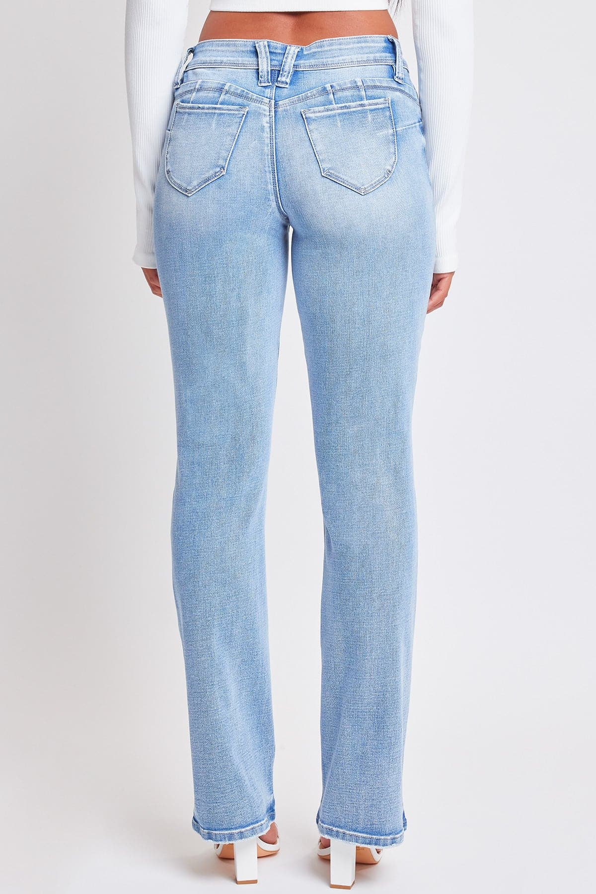 Sustainable WannaBettaButt Mid Rise Bootcut Jeans