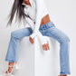 Sustainable WannaBettaButt Mid Rise Bootcut Jeans