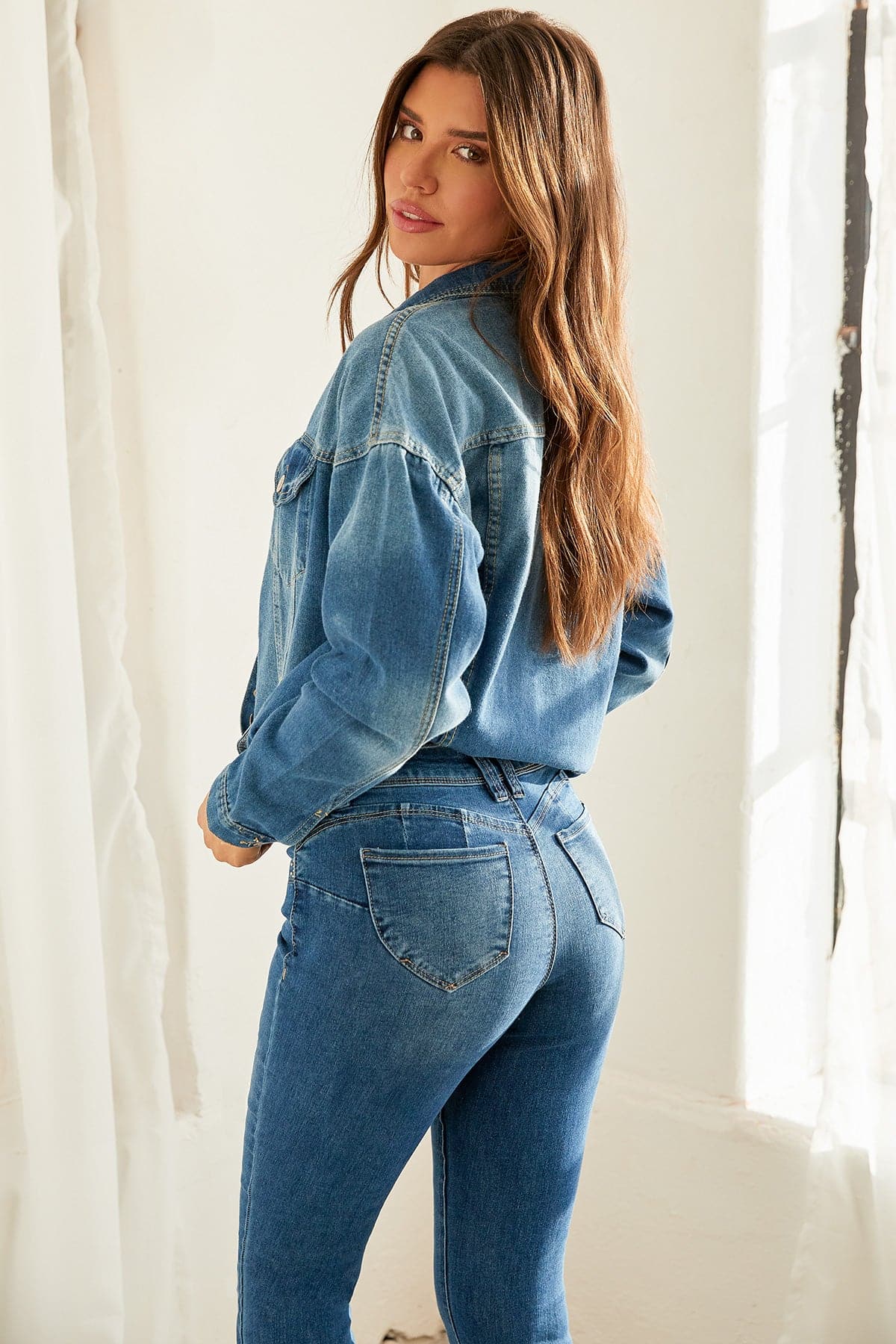 Sustainable WannaBettaButt Mid Rise Bootcut Jeans