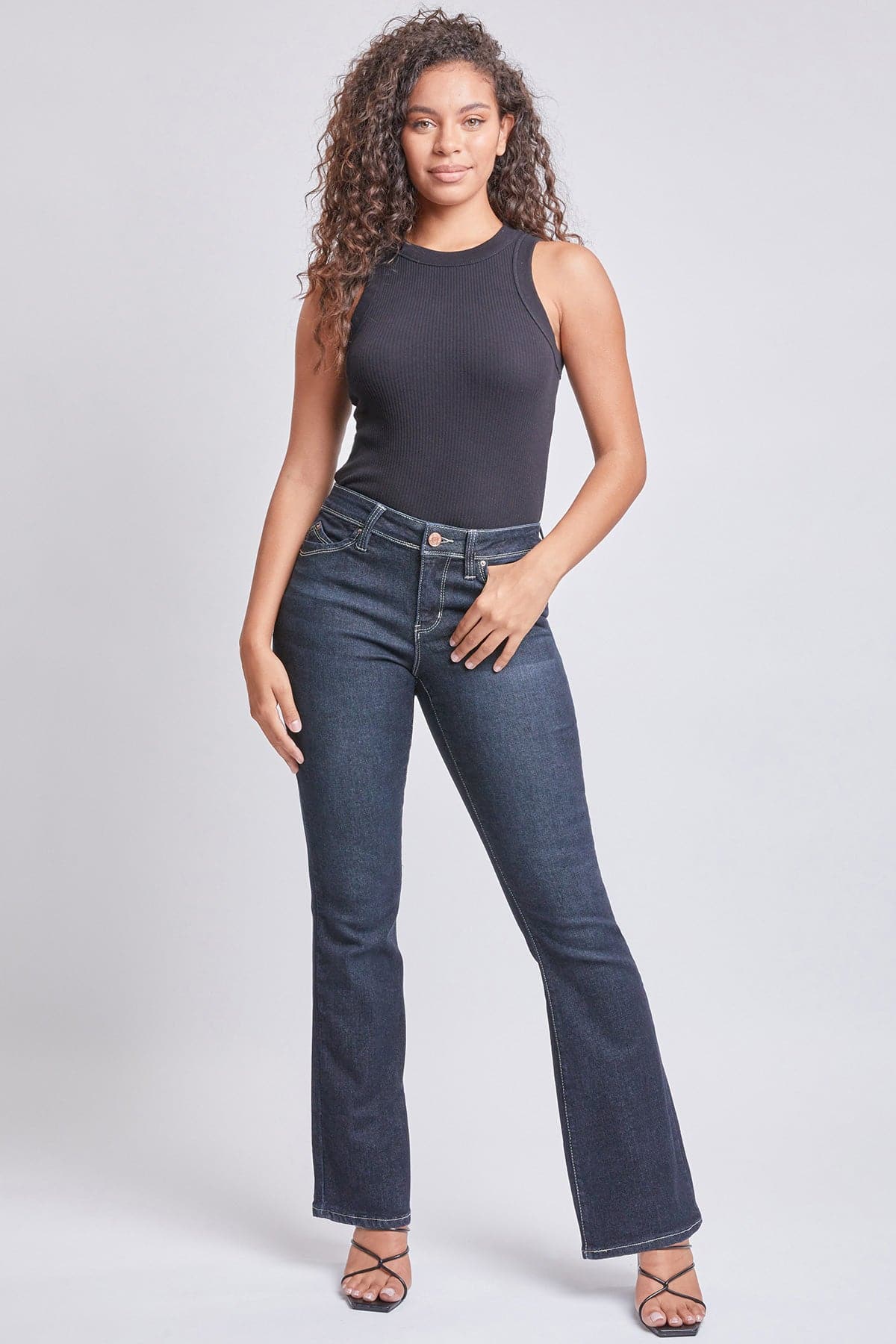 Sustainable WannaBettaButt Mid Rise Bootcut Jeans