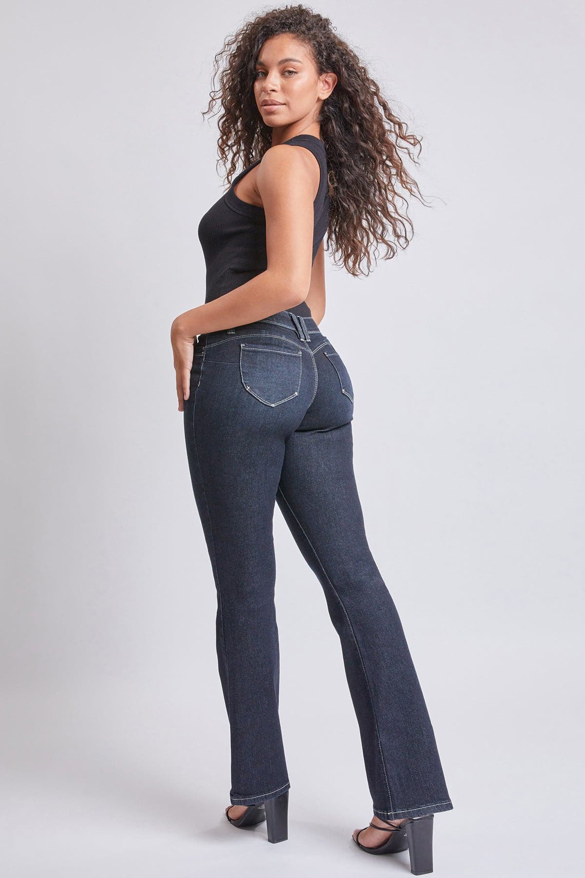 Sustainable WannaBettaButt Mid Rise Bootcut Jeans