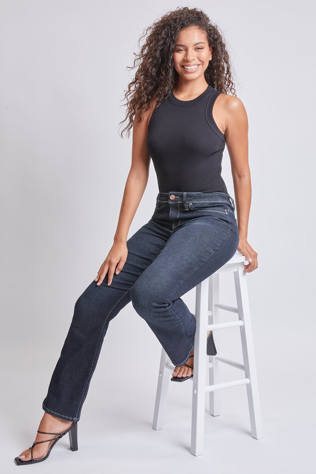Sustainable WannaBettaButt Mid Rise Bootcut Jeans