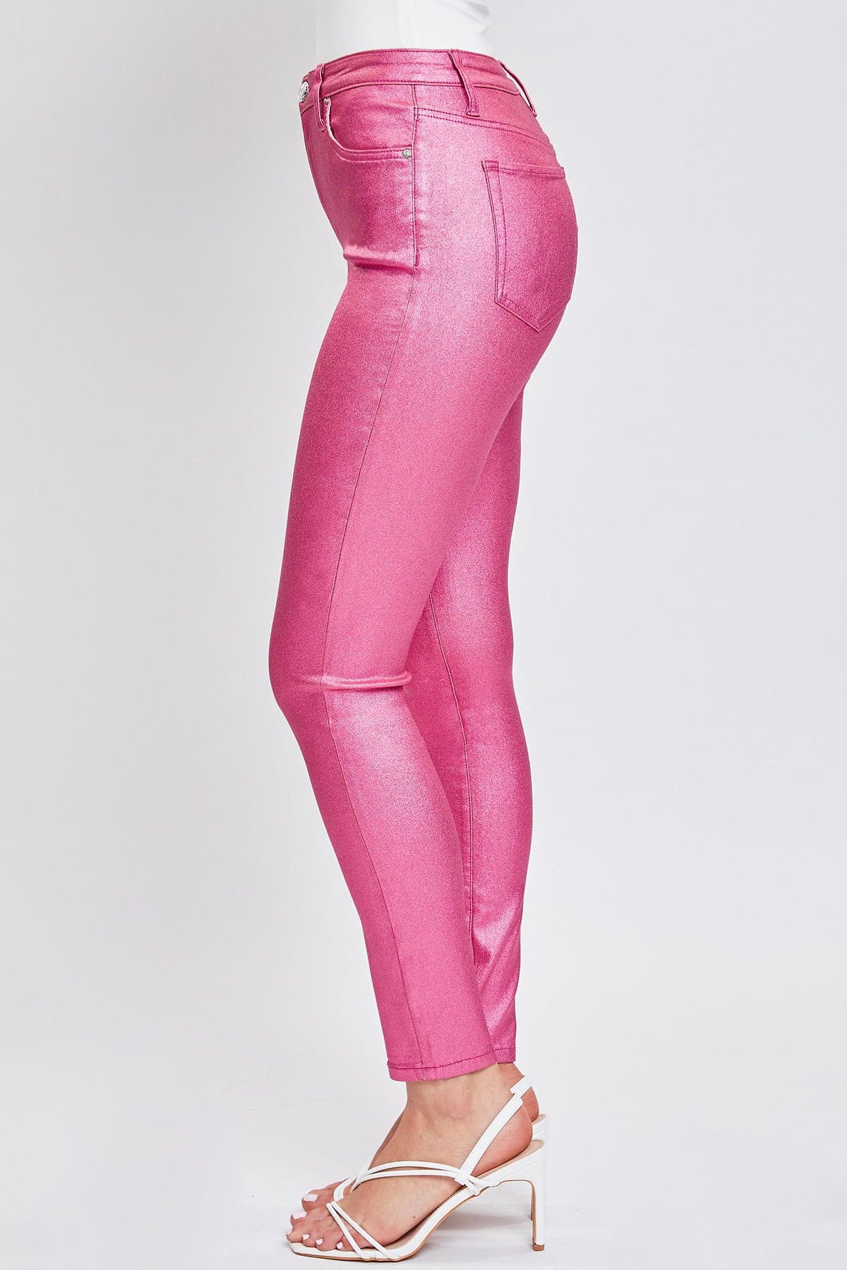 Hyperstretch Skinny Metallic Pants