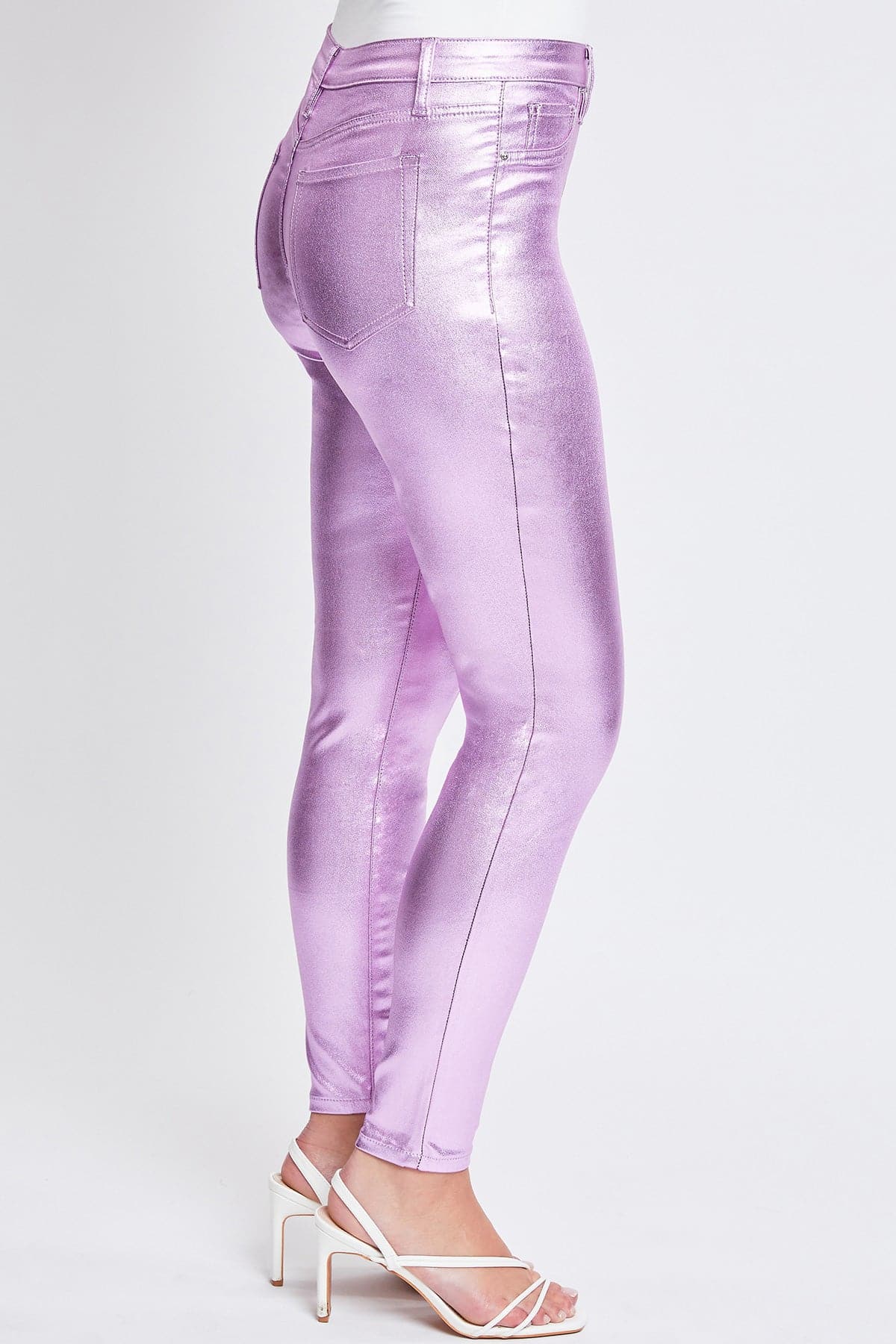 Hyperstretch Skinny Metallic Pants
