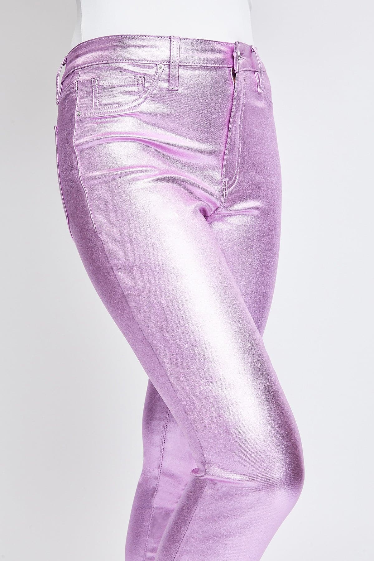 Hyperstretch Skinny Metallic Pants
