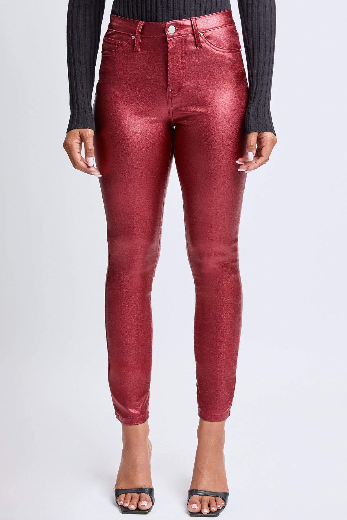 Hyperstretch Skinny Metallic Pants