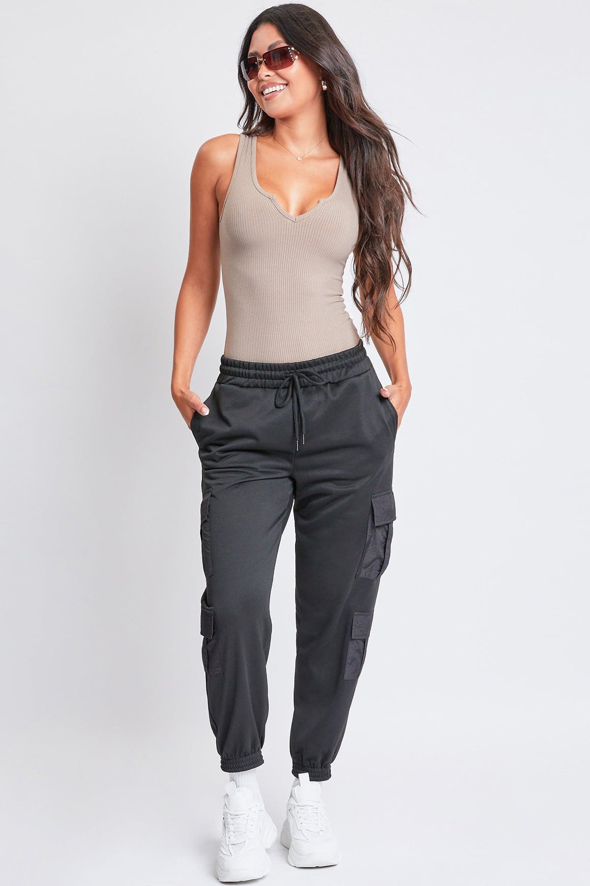 Joggers with Nylon Pockets