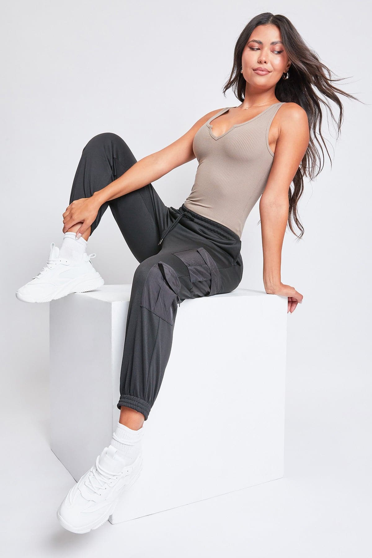 Joggers with Nylon Pockets