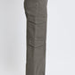 High Rise Double Pocket Wide Leg Cargo Pants