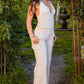 High Rise Double Pocket Wide Leg Cargo Pants
