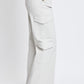 High Rise Double Pocket Wide Leg Cargo Pants