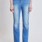 Women's Heavy Stitch Bootcut Jeans with Embroidered Pockets
