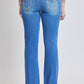 Women's Heavy Stitch Bootcut Jeans with Embroidered Pockets