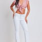 Women's Heavy Stitch Bootcut Jeans with Embroidered Pockets