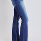 Women's Heavy Stitch Bootcut Jeans with Embroidered Pockets