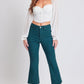 Women's Hyperstretch Cropped Kick Flare Leg Pants