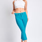 Women's Hyperstretch Cropped Kick Flare Leg Pants