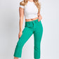 Women's Hyperstretch Cropped Kick Flare Leg Pants