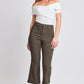 Women's Hyperstretch Cropped Kick Flare Leg Pants