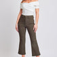Women's Hyperstretch Cropped Kick Flare Leg Pants