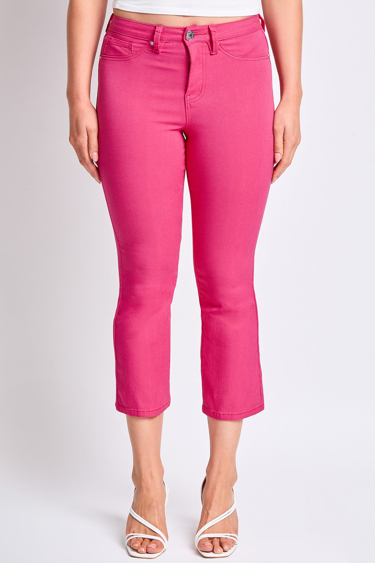 Women's Hyperstretch Cropped Kick Flare Leg Pants