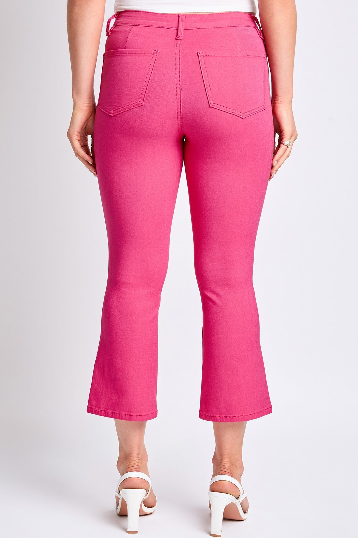 Women's Hyperstretch Cropped Kick Flare Leg Pants