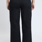 Women's High Rise Cropped Trouser Jeans Wide Leg Fit