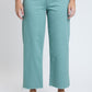 Women's High Rise Cropped Trouser Jeans Wide Leg Fit