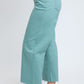 Women's High Rise Cropped Trouser Jeans Wide Leg Fit