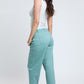 Women's High Rise Cropped Trouser Jeans Wide Leg Fit