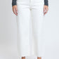 Women's High Rise Cropped Trouser Jeans Wide Leg Fit