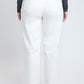 Women's High Rise Cropped Trouser Jeans Wide Leg Fit