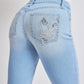Heavy Stitch Mid Rise Bootcut w/ Embroidery