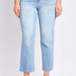 Luxe Cropped Straight Leg Jeans