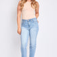 Luxe Cropped Straight Leg Jeans